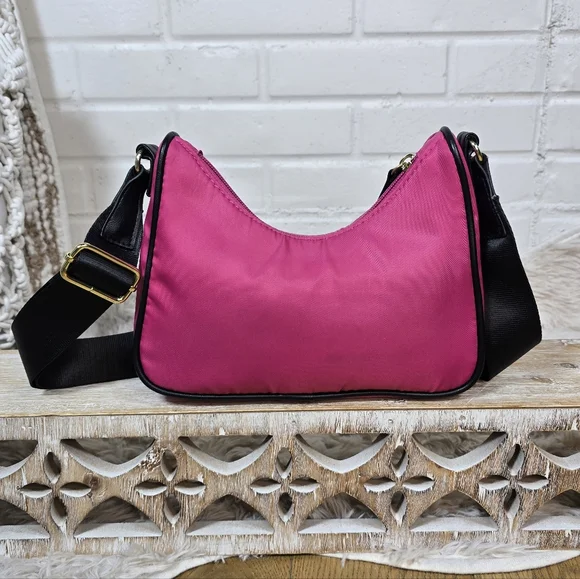 Juicy Couture Hot Pink Chain Detail Shoulder Crossbody Mini Bag - Picture 3 of 11